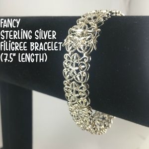 Sterling Silver Filigree Bracelet